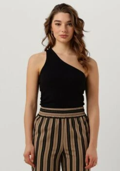 Schwarze Gestuz Top Drewgz One Shoulder Noos
