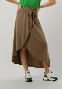 Braune Object Midirock Objannie Skirt
