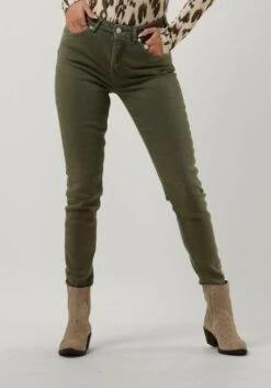 Olive Scotch & Soda Skinny Jeans Haut Skinny Jeans - Garment Dyed Colours