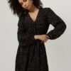 Schwarze Scotch & Soda Minikleid Wrapped Short Dress
