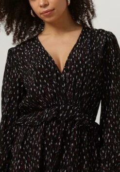 Schwarze Scotch & Soda Minikleid Wrapped Short Dress -Minus Verkaufsgeschäft 235819 3