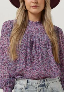 Lilane Scotch & Soda Bluse Pintuck Blouse With Ruffle Collar -Minus Verkaufsgeschäft 235821 3