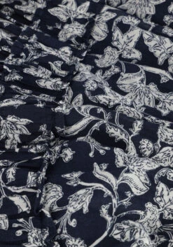 Dunkelblau Neo Noir Minirock Cosy Stencil Flower Skirt -Minus Verkaufsgeschäft 236103 6