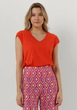 Rote Cc Heart T-shirt Basic V-neck T-shirt