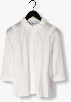 Nicht-gerade Weiss Minus Bluse Aneda 3/4 Sleeve Shirt -Minus Verkaufsgeschäft 237103 5