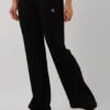 Schwarze Calvin Klein Schlaghose Elongated Rib Pants -Minus Verkaufsgeschäft 237310 1