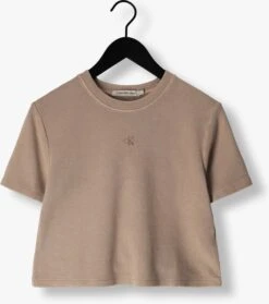 Hellgrau Calvin Klein T-shirt Waffle Tee -Minus Verkaufsgeschäft 237312 5