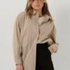 Beige Esmé Studios Bluse Ruby Ls Shirt - Gots -Minus Verkaufsgeschäft 237383 1