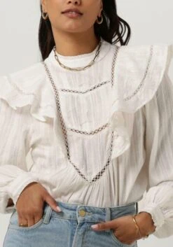 Nicht-gerade Weiss Circle Of Trust Bluse Jodie Blouse -Minus Verkaufsgeschäft 237496 3