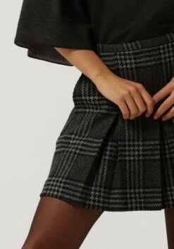 Graue Vanilia Minirock Check Wool Mini -Minus Verkaufsgeschäft 238046 3