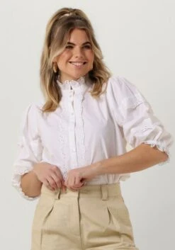 Weiße Lollys Laundry Bluse Faye Shirt