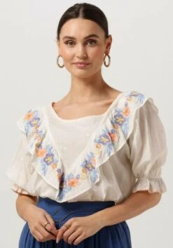 Weiße Louizon Top Biba