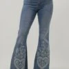 Blaue Fabienne Chapot Flared Jeans Eva Extra Flare Embro 155 -Minus Verkaufsgeschäft 238949 1
