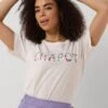 Nicht-gerade Weiss Fabienne Chapot T-shirt Flower Chapot T-shirt 301 -Minus Verkaufsgeschäft 238956 1