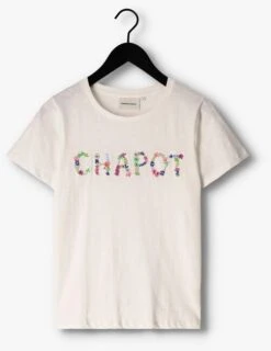 Nicht-gerade Weiss Fabienne Chapot T-shirt Flower Chapot T-shirt 301 -Minus Verkaufsgeschäft 238956 5