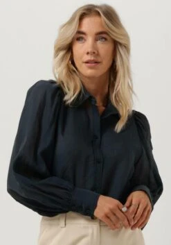 Dunkelblau Modström Bluse Oskar Md Shirt -Minus Verkaufsgeschäft 239085 3