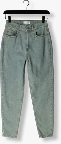 Blaue Selected Femme Mom Jeans Slfgrace Felina Hw Mom Greencast Jeans -Minus Verkaufsgeschäft 239230 5