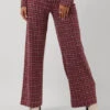 Rote Vanilia Hose Tartan Tweed Tube