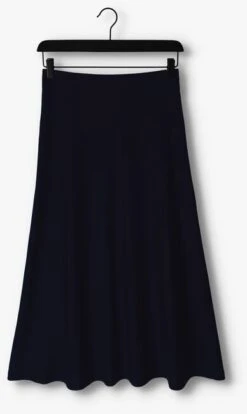 Dunkelblau Vanilia Double Punto Midi Skirt -Minus Verkaufsgeschäft 239536 5