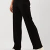 Schwarze Calvin Klein Weite Hose Shiny Rib Wide Leg Pants -Minus Verkaufsgeschäft 239746 1