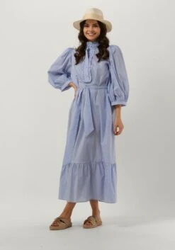 Blau/weiß Gestreift Dea Kudibal Maxikleid My Ns (co)