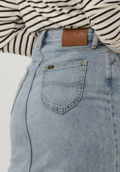 Blaue Lee Midi Skirt L38fhlb20 -Minus Verkaufsgeschäft 241147 3