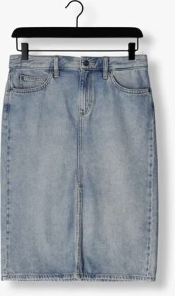 Blaue Lee Midi Skirt L38fhlb20 -Minus Verkaufsgeschäft 241147 5