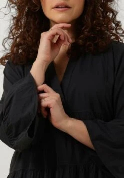 Schwarze Devotion Maxikleid Kamares -Minus Verkaufsgeschäft 242423 3