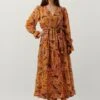 Orangene Devotion Maxikleid Martselo -Minus Verkaufsgeschäft 242432 1