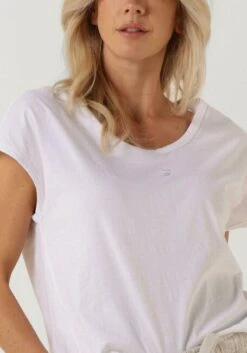 Weiße 10days T-shirt The V-neck Tee -Minus Verkaufsgeschäft 244643 3