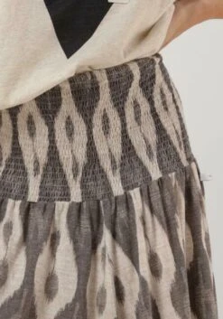 Ecru 10days Maxirock Smock Skirt Ikat -Minus Verkaufsgeschäft 244678 3