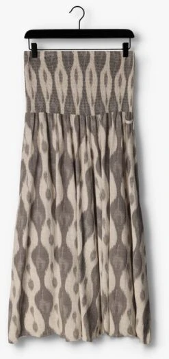Ecru 10days Maxirock Smock Skirt Ikat -Minus Verkaufsgeschäft 244678 5