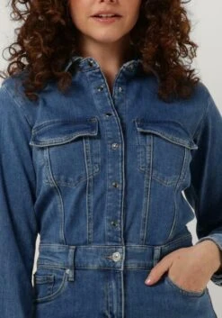 Blaue 7 For All Mankind Jumpsuit Luxe Jumpsuit Wind -Minus Verkaufsgeschäft 245250 3