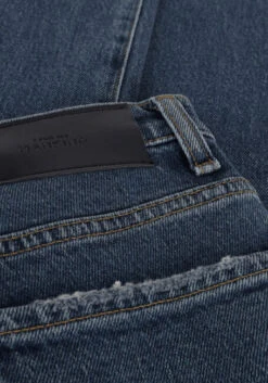 Blaue 7 For All Mankind Straight Leg Jeans Logan Stovepipe Blaze With Raw Cut Hem -Minus Verkaufsgeschäft 245252 6