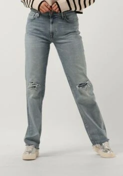 Blaue 7 For All Mankind Straight Leg Jeans Ellie Straight Luxe Vintage Elevated Bespoke