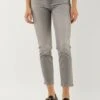 Graue 7 For All Mankind Slim Fit Jeans Roxan Ankle Luxe Vintage Moonlit -Minus Verkaufsgeschäft 245255 1