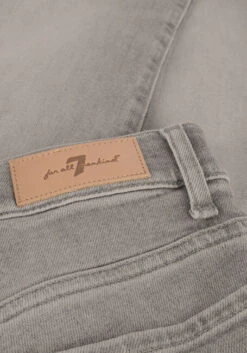 Graue 7 For All Mankind Slim Fit Jeans Roxan Ankle Luxe Vintage Moonlit -Minus Verkaufsgeschäft 245255 6