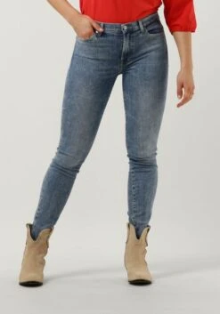 Blaue 7 For All Mankind Skinny Jeans Hw Skinny Slim Illusion Brightness