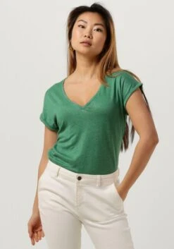 Grüne By-bar T-shirt Mila Organic Linen Top