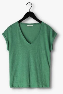 Grüne By-bar T-shirt Mila Organic Linen Top -Minus Verkaufsgeschäft 245281 5