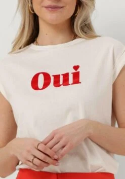 Nicht-gerade Weiss By-bar T-shirt Thelma Oui Top -Minus Verkaufsgeschäft 245283 3