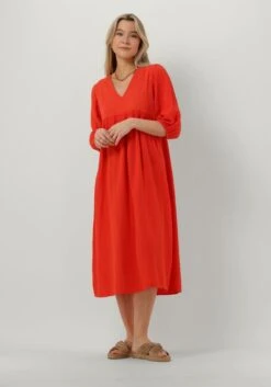 Rote By-bar Midikleid Katy Doppia Dress
