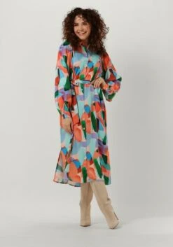 Mehrfarbige/bunte Pom Amsterdam Midikleid Dress 7155