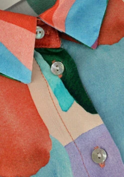 Mehrfarbige/bunte Pom Amsterdam Midikleid Dress 7155 -Minus Verkaufsgeschäft 246218 6