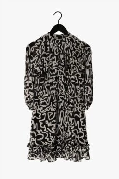 Schwarze Colourful Rebel Minikleid Suze Marker Ruffle Mini Dress -Minus Verkaufsgeschäft 246241 5