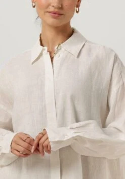 Nicht-gerade Weiss Drykorn Bluse Midinia -Minus Verkaufsgeschäft 247341 3