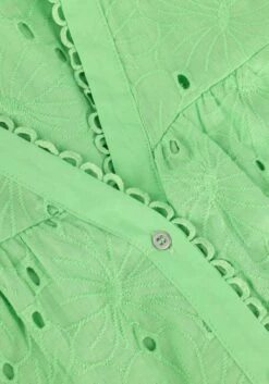 Grüne Co'couture Minikleid Pola Anglaise Ss Dress -Minus Verkaufsgeschäft 247938 6