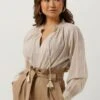 Ecru Vanessa Bruno Bluse Anita -Minus Verkaufsgeschäft 248468 1