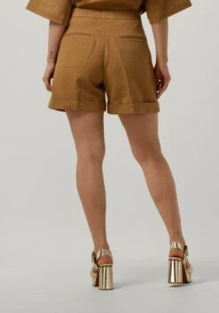 Camelfarbene Ruby Tuesday Kurze Hose Rikki Shorts -Minus Verkaufsgeschäft 248968 2