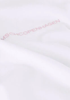 Weiße Msch Copenhagen T-shirt Terina Organic Small Logo Tee -Minus Verkaufsgeschäft 249573 6
